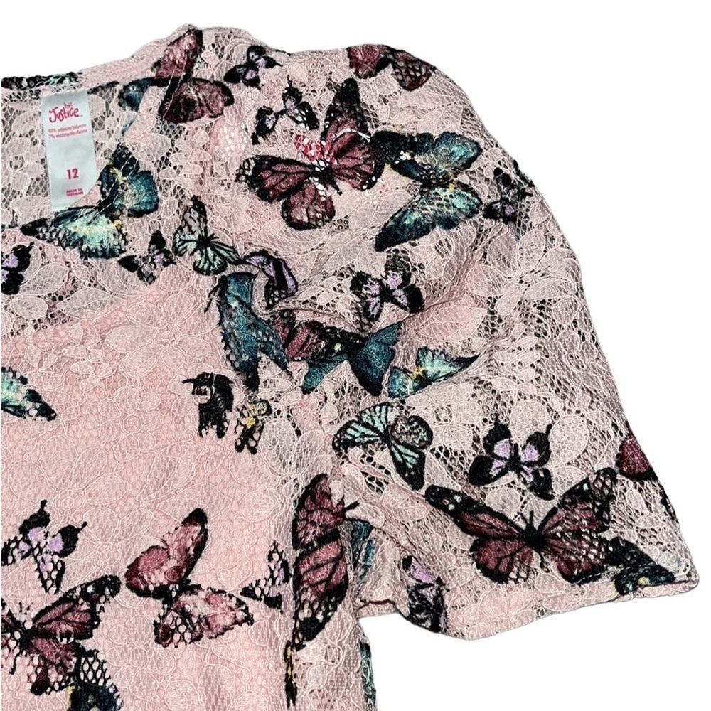Justice Lace Cropped Top - Picture 3 of 8